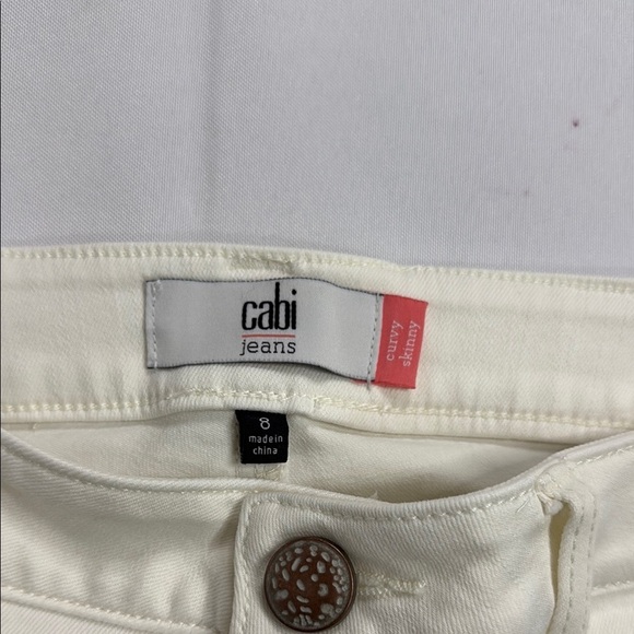 CAbi White Skinny Jeans Classic Fit - Picture 4 of 8